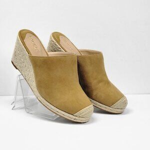 LAUREN RALPH LAUREN pennie espadrille wedge shoes Sz 9 NEW